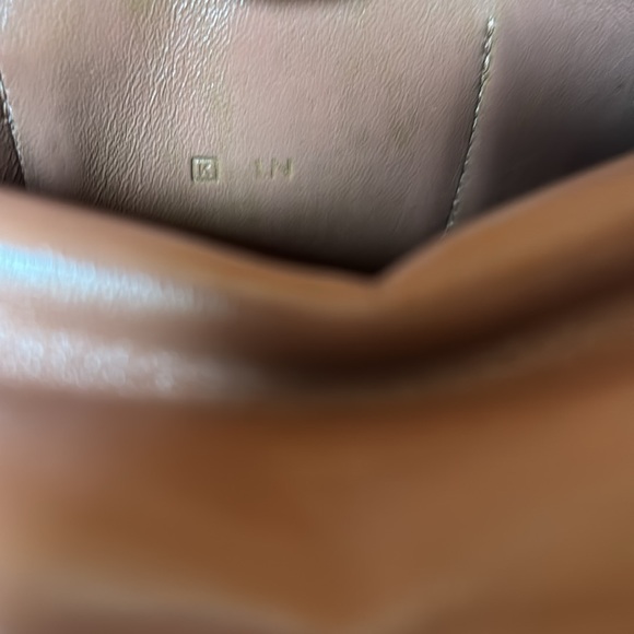 Hermes black leathered large continental wallet  w iridescent copper interior - Picture 9 of 9